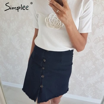 Simplee High waist white pencil skirt Zipper 2017 new button short skirt Causal summer streetwear women skirt short bottoms
Simplee High waist white pencil skirt Zipper 2017 new button short skirt Causal summer streetwear women skirt short bottoms