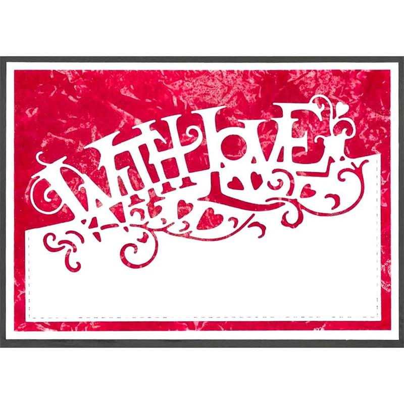 With Love Phrase Metal Cutting Dies for DIY Scrapbooking Decorative Crafts Embossing Wedding Paper Cards Making New 2019 Diecut
With Love Phrase Metal Cutting Dies for DIY Scrapbooking Decorative Crafts Embossing Wedding Paper Cards Making New 2019 Diecut