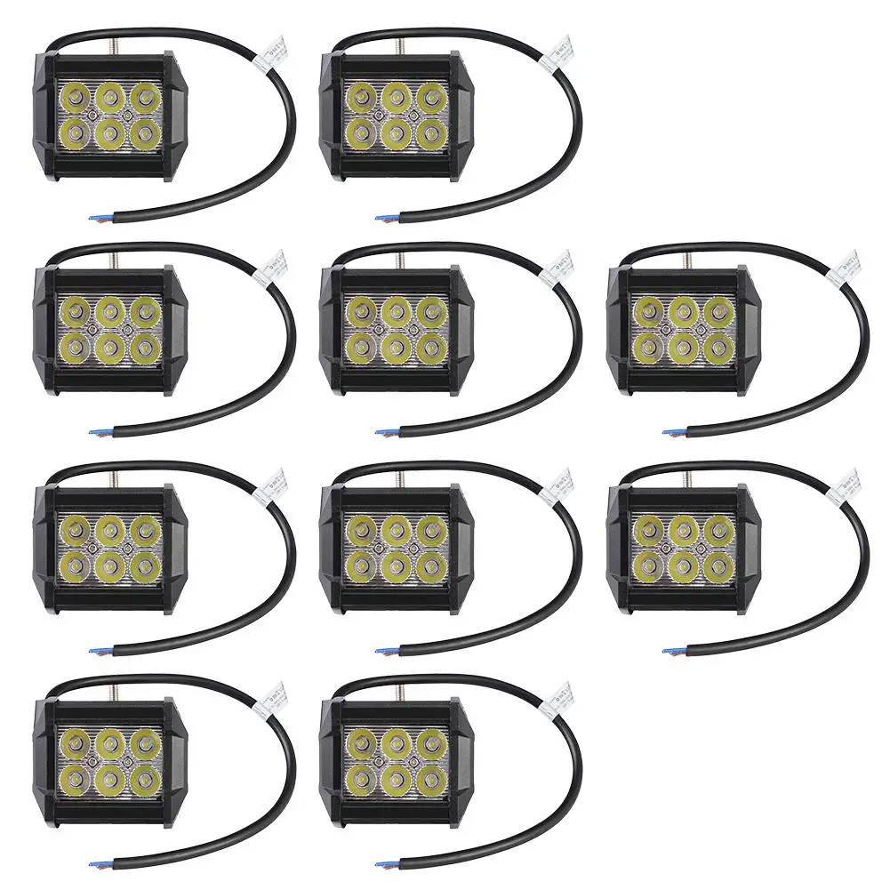 New 2019 1pcs LED Light 12V-24V 1800 LM 6 Leds Spotlight 60 Degree Illumination Angle Car Work Light
New 2019 1pcs LED Light 12V-24V 1800 LM 6 Leds Spotlight 60 Degree Illumination Angle Car Work Light