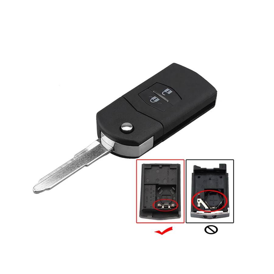 2 Button Folding Flip Remote Key Shell Case Fob For MAZDA 2 3 5 6 RX8 MX5 Remote Key Blank Cover PAD
2 Button Folding Flip Remote Key Shell Case Fob For MAZDA 2 3 5 6 RX8 MX5 Remote Key Blank Cover PAD