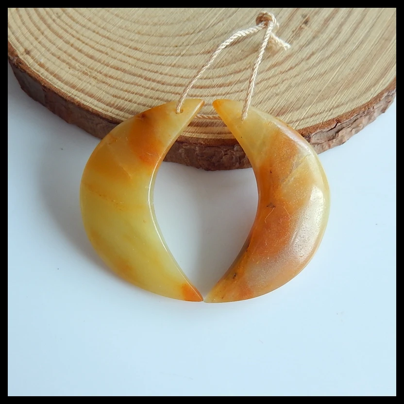 Natural Amazonite Carved moon Fashion Woman Earring Bead,Semiprecious jewelry earring,38x23x4mm,9.7g
Natural Amazonite Carved moon Fashion Woman Earring Bead,Semiprecious jewelry earring,38x23x4mm,9.7g