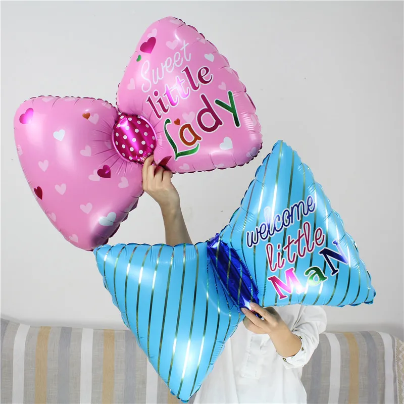 Bowknot Balloons Little Lady Man 50pcs/lot Gender Reveal Kid Birthday Party Wedding Accessories Decoration Ballon Party Supplies
Bowknot Balloons Little Lady Man 50pcs/lot Gender Reveal Kid Birthday Party Wedding Accessories Decoration Ballon Party Supplies