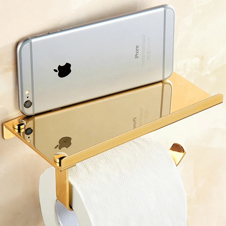 Solid Brass Lavatory Toilet Paper Roll Holder Rack Tissue Box and Dispenser Golden Bathroom Accessories
Solid Brass Lavatory Toilet Paper Roll Holder Rack Tissue Box and Dispenser Golden Bathroom Accessories