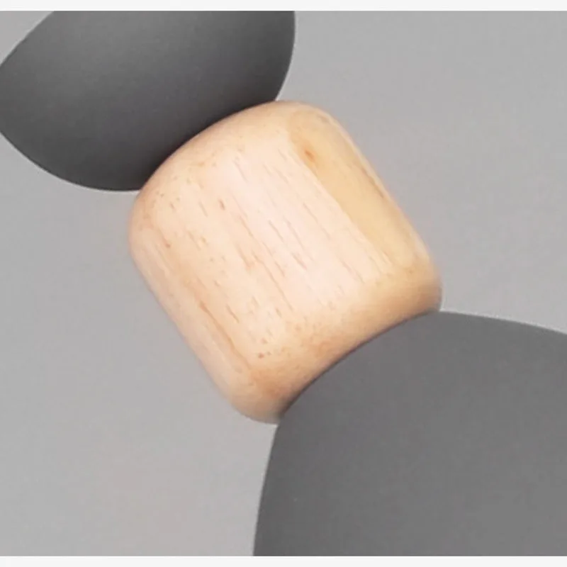 Contemporary Aluminum Wood Pendant Lamp Hanging Modern Indoor Pendant Light Nordic Kitchen Island Indoor Pendant Light Restaurant(23)