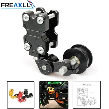 FREAXLL Universal Motorcycle Aluminum&Rubber Chain Tensioner Chain adjuster Bolt on Roller Adjust fit for most motorcycle
FREAXLL Universal Motorcycle Aluminum&Rubber Chain Tensioner Chain adjuster Bolt on Roller Adjust fit for most motorcycle