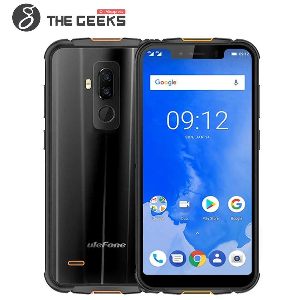 Ulefone Armor 5 IP68 Waterproof Mobile Phone 5.85" HD+ Octa Core 4GB+64GB Android 8.1 NFC Face ID Wireless Charge 4G Smartphone
Ulefone Armor 5 IP68 Waterproof Mobile Phone 5.85" HD+ Octa Core 4GB+64GB Android 8.1 NFC Face ID Wireless Charge 4G Smartphone