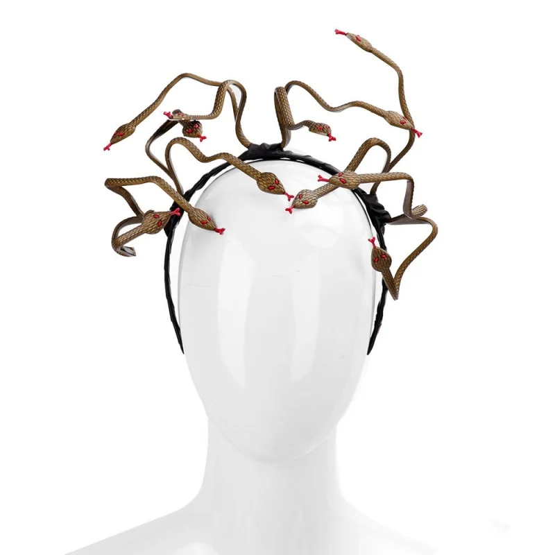 Halloween Carnival Cosplay Costume Hair Clasp Accessory Animal Stirnband PVC Scary Medusa Snake Headband
Halloween Carnival Cosplay Costume Hair Clasp Accessory Animal Stirnband PVC Scary Medusa Snake Headband