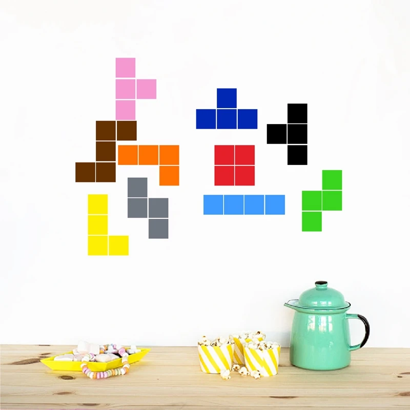 Retro Russia Classic Game Wall Stickers Kids Room Decor Square Tetris Vinyl Wall Decals Children Playroom Wall Art Mural Decor
Retro Russia Classic Game Wall Stickers Kids Room Decor Square Tetris Vinyl Wall Decals Children Playroom Wall Art Mural Decor