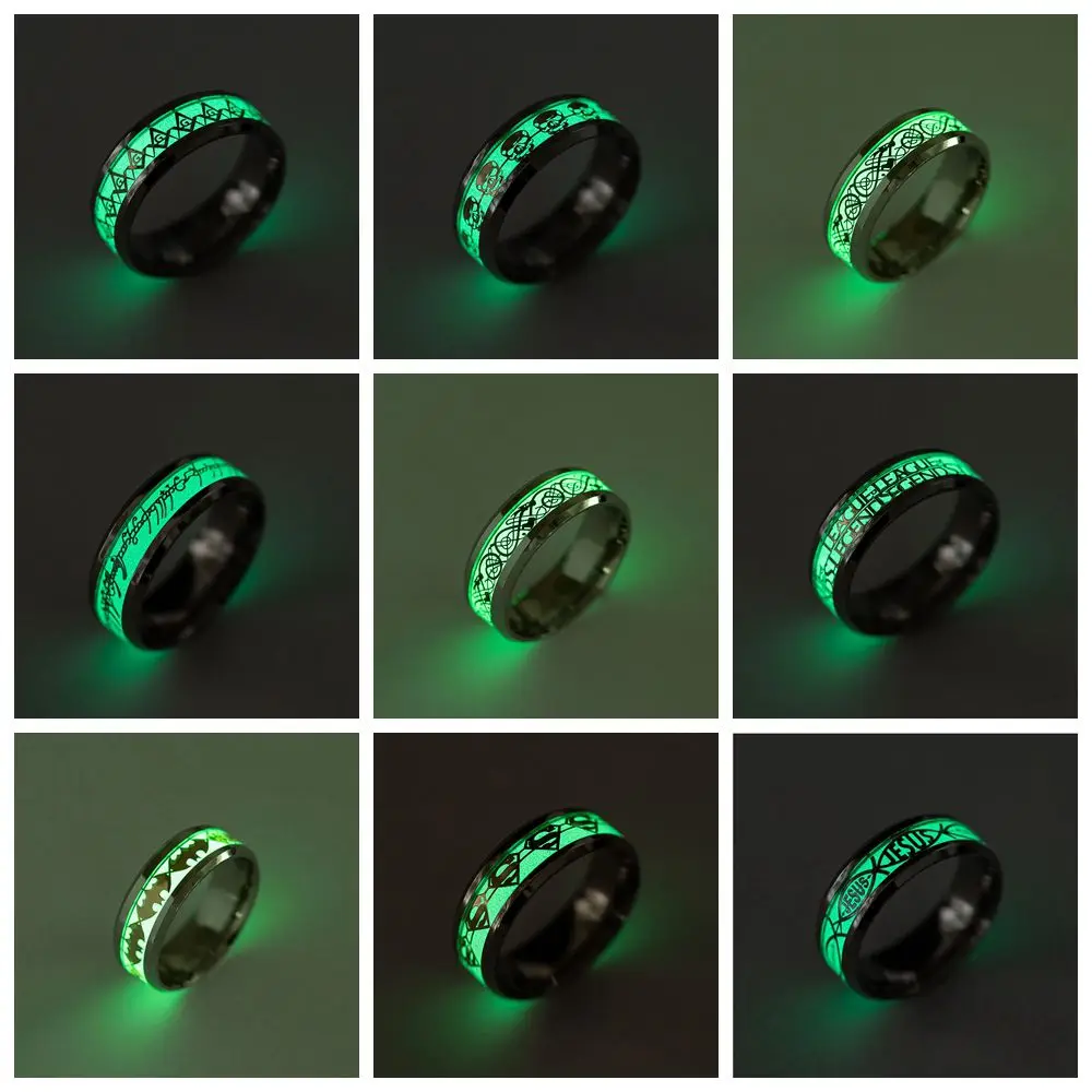 Free Fan Hiphop Stainless Steel Luminous Men Ring Glow In The Dark LOL Skull Dragon Gothic Ring For Women Anillos Hombre
Free Fan Hiphop Stainless Steel Luminous Men Ring Glow In The Dark LOL Skull Dragon Gothic Ring For Women Anillos Hombre