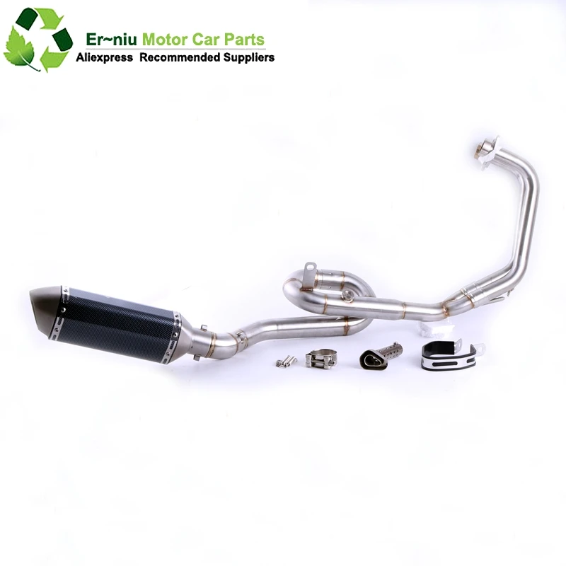 MT-03 MT03 R25 R3 motorcycle exhaust muffler Full system contact middle pipe + exhaust FOR Yamaha R25 R3 2014-2016 slip-on
MT-03 MT03 R25 R3 motorcycle exhaust muffler Full system contact middle pipe + exhaust FOR Yamaha R25 R3 2014-2016 slip-on