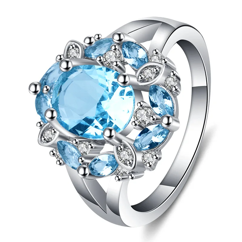 Top Brand Kyanite Fashion Jewelry Rings High Quality Women's 925 Sterling Silver Cubic Zircon Ring Wedding Party Gift Size 6-10
Top Brand Kyanite Fashion Jewelry Rings High Quality Women's 925 Sterling Silver Cubic Zircon Ring Wedding Party Gift Size 6-10