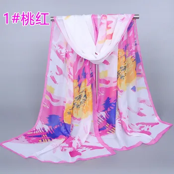 Female printing floral scarf/scarves beach chiffon silk flower autumn headband wrap shawls/scarf 4 color 160*50cm 10pcs/lot
Female printing floral scarf/scarves beach chiffon silk flower autumn headband wrap shawls/scarf 4 color 160*50cm 10pcs/lot