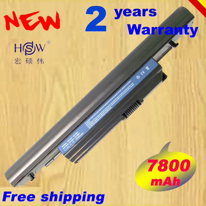 HSW Laptop Battery AS01B41 AS10B31 AS10B3E AS10B41 AS10B51 AS10B5E For Acer Aspire 7800mAh