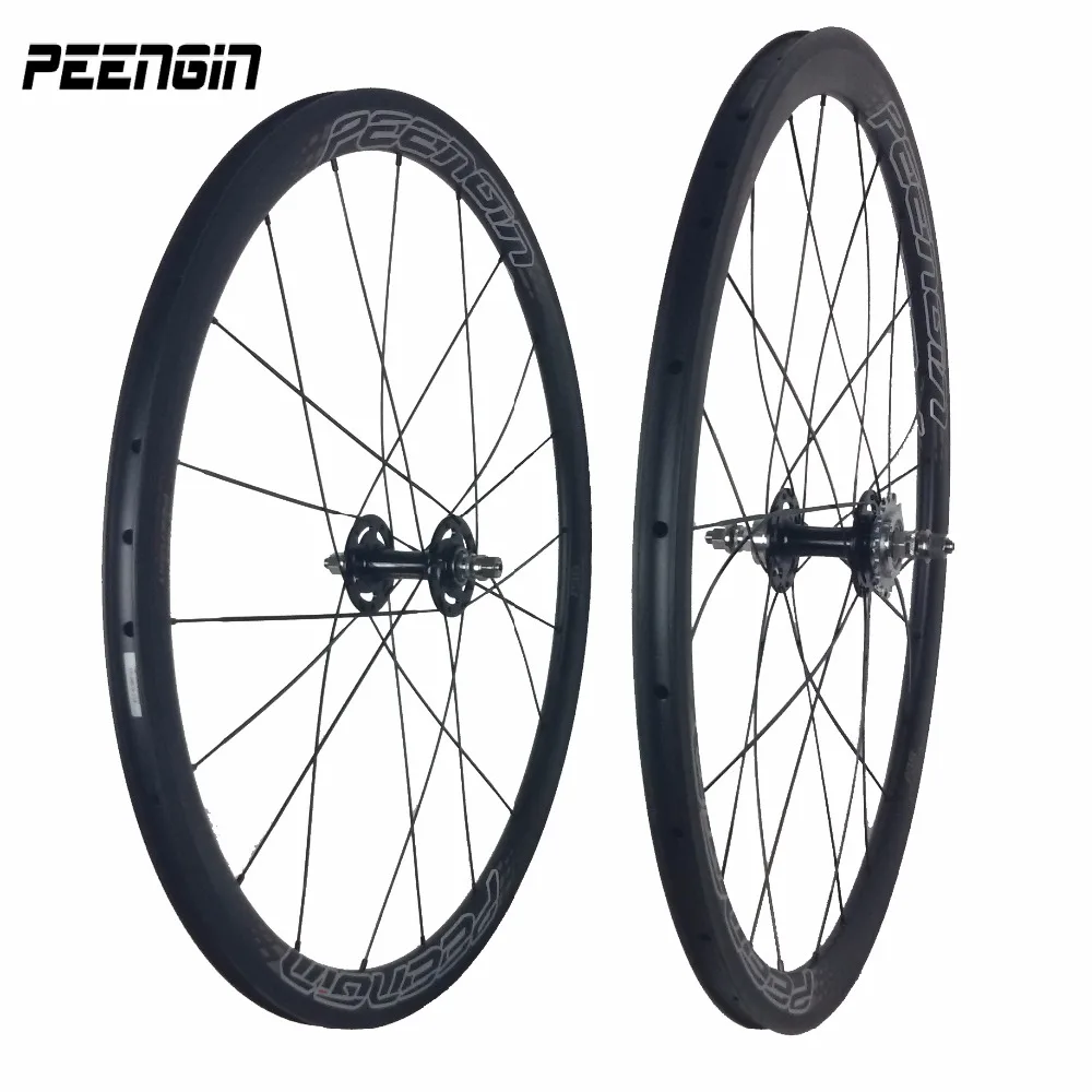 25mm Wide U Shape 38mm Clincher Carbon Track Wheels With Fixed Gear Wheelsets With Novatec Hub Aero FJH / Pillar PSR1432 Spokes
25mm Wide U Shape 38mm Clincher Carbon Track Wheels With Fixed Gear Wheelsets With Novatec Hub Aero FJH / Pillar PSR1432 Spokes