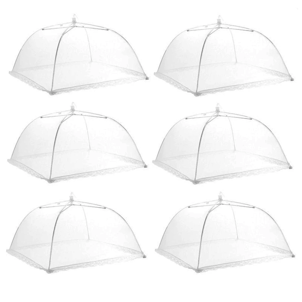 6pcs Large Pop-Up Mesh Screen Food Cover Tent Umbrella Reusable and Collapsible Outdoor Picnic Food Covers Mesh Food Cover Net
6pcs Large Pop-Up Mesh Screen Food Cover Tent Umbrella Reusable and Collapsible Outdoor Picnic Food Covers Mesh Food Cover Net