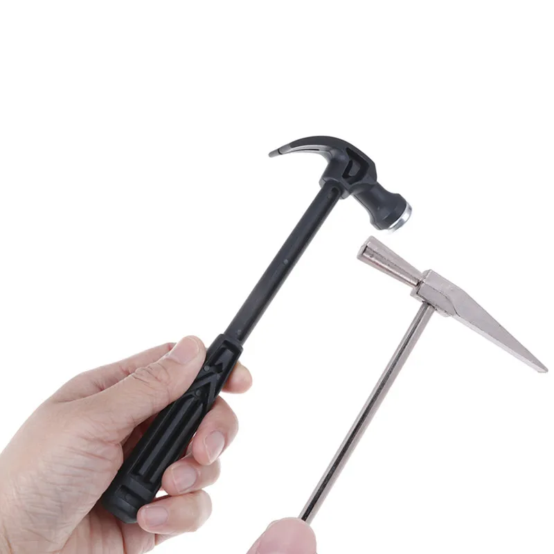 Handle Mini Claw Hammer Woodworking Nail Puncher Metal Hammer / Small Iron Hammer Watch Repair Hand Tool Emergency Safety Escape
Handle Mini Claw Hammer Woodworking Nail Puncher Metal Hammer / Small Iron Hammer Watch Repair Hand Tool Emergency Safety Escape