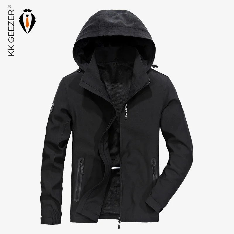 Men Jackets Military Thin Coats Windbreaker High Quality Light Jacket Waterproof Hooded Autumn Zipper Loose Coat Overcoat
Men Jackets Military Thin Coats Windbreaker High Quality Light Jacket Waterproof Hooded Autumn Zipper Loose Coat Overcoat