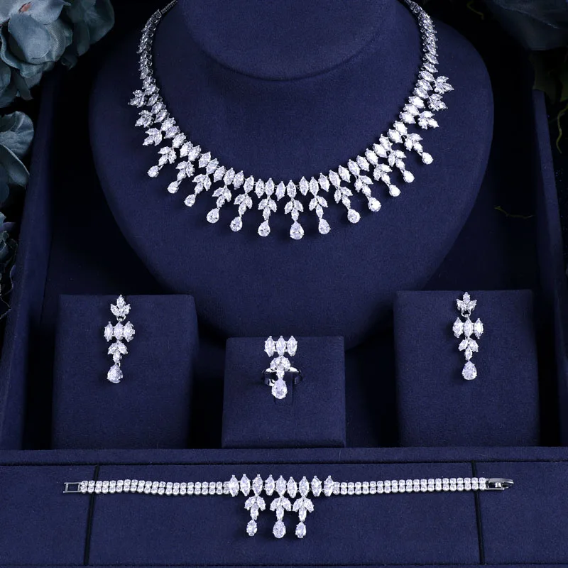 janekelly Nigeria 4pcs Bridal Zirconia full jewelry sets For Women Party, Luxury Dubai Nigeria CZ Crystal Wedding Jewelry Sets
janekelly Nigeria 4pcs Bridal Zirconia full jewelry sets For Women Party, Luxury Dubai Nigeria CZ Crystal Wedding Jewelry Sets