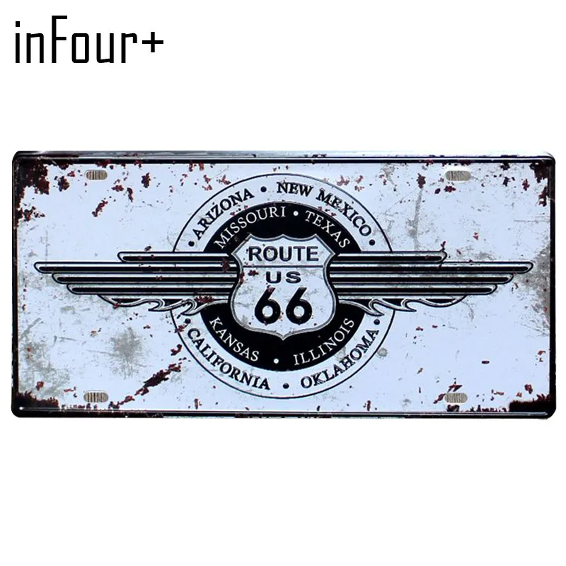 Hot ROUTE US 66 License Plate Metal Plate Car Number Tin Signs Bar Pub Cafe Home Decor Metal Sign Garage Painting Plaques Signs
Hot ROUTE US 66 License Plate Metal Plate Car Number Tin Signs Bar Pub Cafe Home Decor Metal Sign Garage Painting Plaques Signs