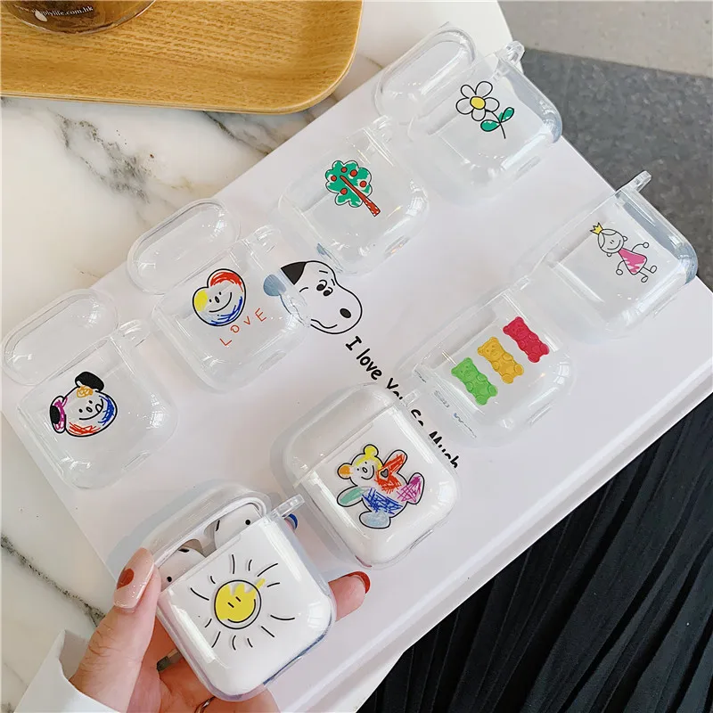 Cartoon Graffiti Case For Airpods Cute Bluetooth Earphone Protective Cover For Air pods Accessories TPU Silicone Headphones Box
Cartoon Graffiti Case For Airpods Cute Bluetooth Earphone Protective Cover For Air pods Accessories TPU Silicone Headphones Box