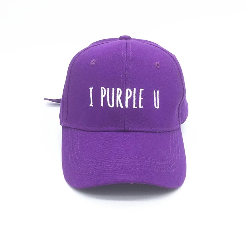 Pkorli Kpop Baseball Cap Letter Embroidery I PURPLE U Purple Hat Unisex Adjustable Kim Tae Hyun Caps
Pkorli Kpop Baseball Cap Letter Embroidery I PURPLE U Purple Hat Unisex Adjustable Kim Tae Hyun Caps