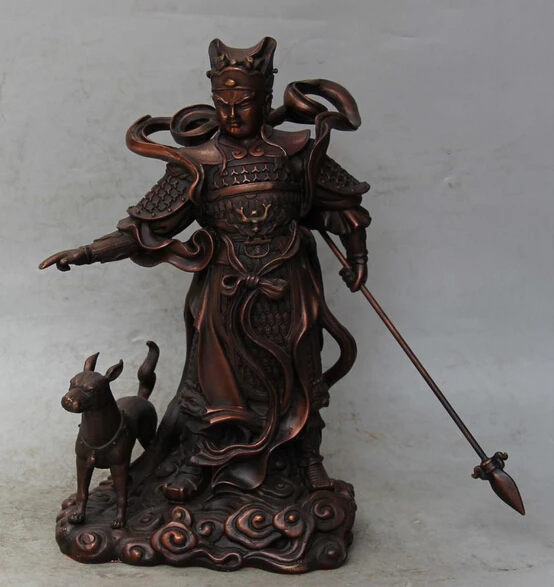 shitou 002877 11" Chinese Bronze Dragon Warrior Protect 3 Eyes Yang Jian Erlang God Dog Statue discount 30% (C0324)
shitou 002877 11" Chinese Bronze Dragon Warrior Protect 3 Eyes Yang Jian Erlang God Dog Statue discount 30% (C0324)