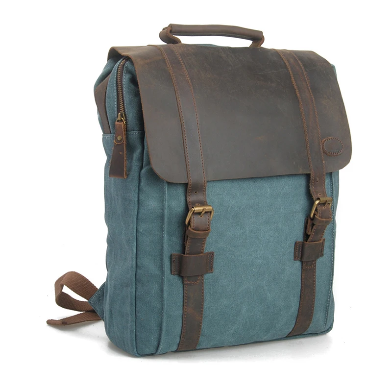 DANJUE WoMen Men backpack crazy horse leather with high quality canvas fashion durable big capacity travel school backpack
DANJUE WoMen Men backpack crazy horse leather with high quality canvas fashion durable big capacity travel school backpack
