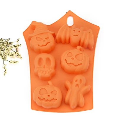 Halloween Holiday Pumpkin Cake Mold 6 Cavities Pumpkin Ghost Bat shape Chocolate Molds DIY Cake Decorating Tools k067
Halloween Holiday Pumpkin Cake Mold 6 Cavities Pumpkin Ghost Bat shape Chocolate Molds DIY Cake Decorating Tools k067