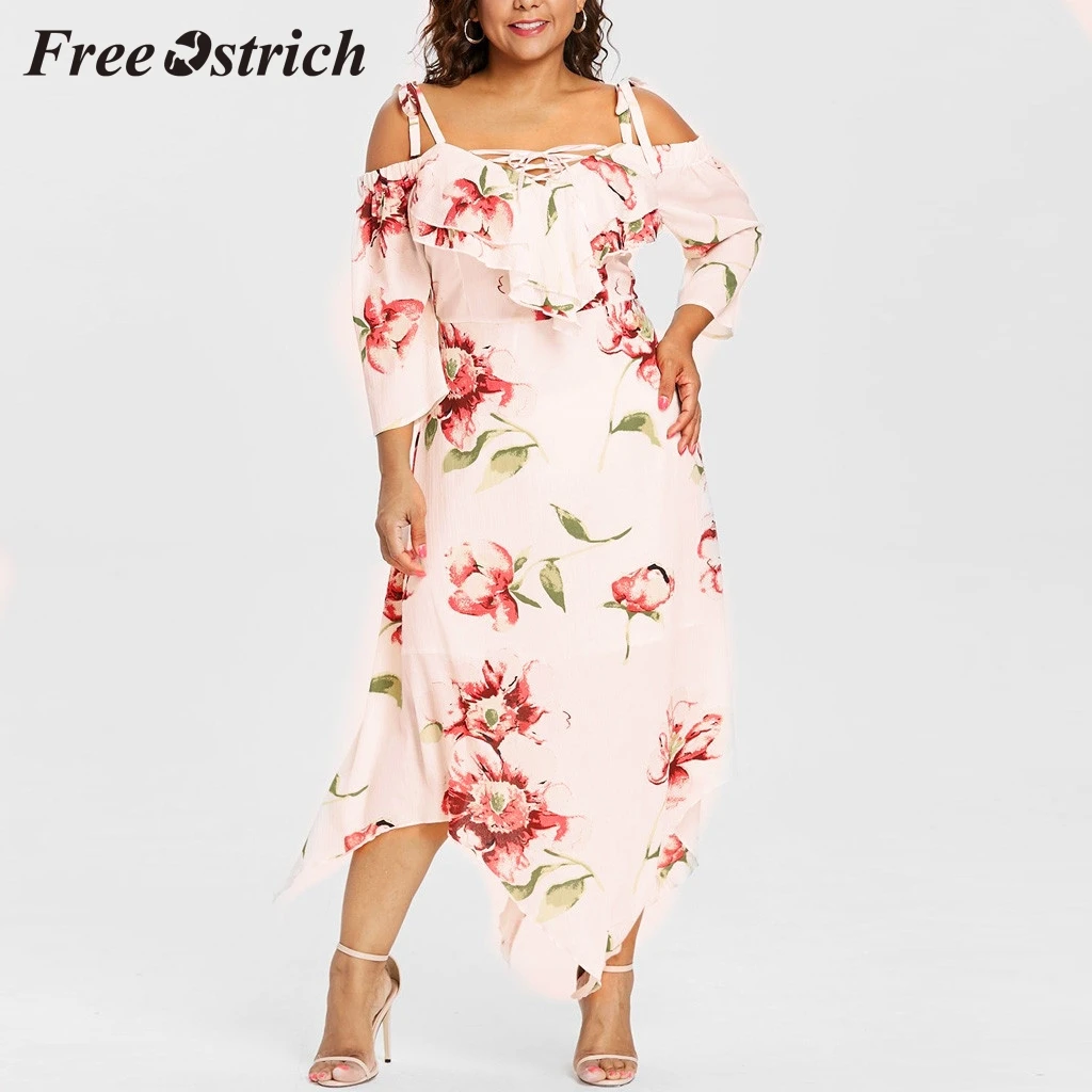 Free Ostrich 2019 Simplicity Temperament Floral Fashion Women Off Shoulder Plus Size Lace Up Maxi Flowing Floral Print Dress
Free Ostrich 2019 Simplicity Temperament Floral Fashion Women Off Shoulder Plus Size Lace Up Maxi Flowing Floral Print Dress