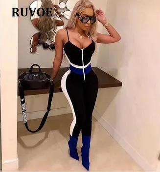 High Quality Sexy Patchwork Zipper Bandage Jumpsuit 2018 Knitted Bodycon Designer Bandage Jumpsuit R-105
High Quality Sexy Patchwork Zipper Bandage Jumpsuit 2018 Knitted Bodycon Designer Bandage Jumpsuit R-105