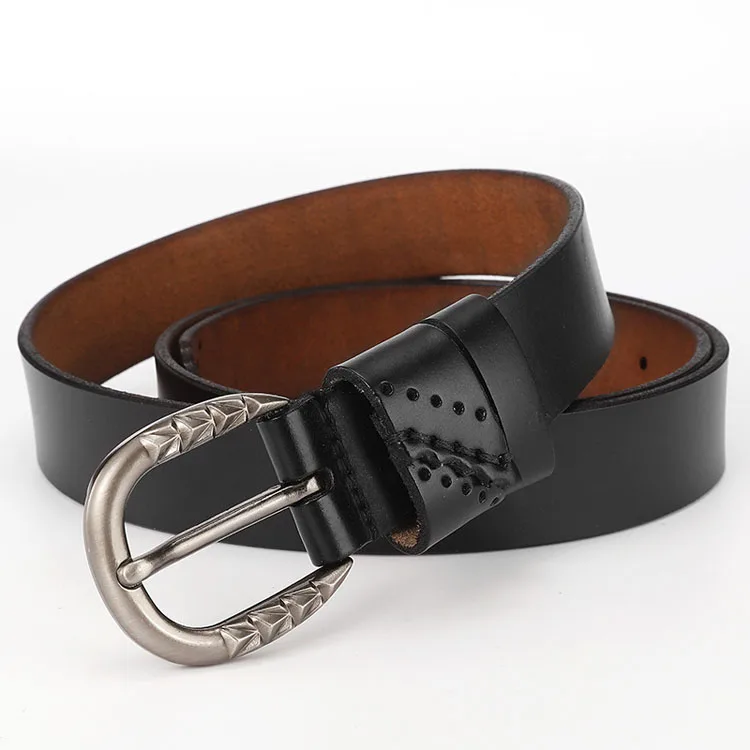 GEERSIDAN New genuine leather pin buckle Women's belt Casual Fashion cowskin waistband belt for women high quality female girdle Sadoun.com