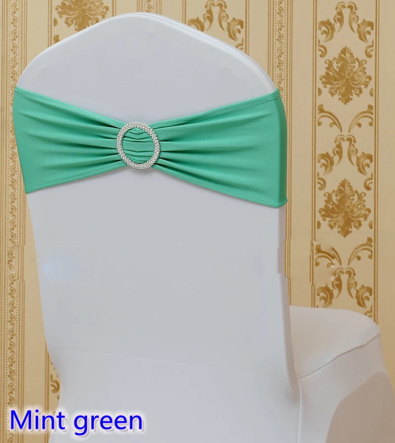 Mint Green Colour Spandex chair sash wedding chair sashes with round buckle lycra stretch sash for chair spandex band universal
Mint Green Colour Spandex chair sash wedding chair sashes with round buckle lycra stretch sash for chair spandex band universal