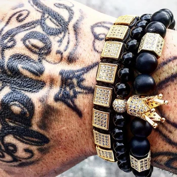 Men Bracelet Micro Pave Setting Beads Braiding Adjustable Bracelets Luxury Men Charm Bracelet Bangles Jewelry Drop Shipping 2019
Men Bracelet Micro Pave Setting Beads Braiding Adjustable Bracelets Luxury Men Charm Bracelet Bangles Jewelry Drop Shipping 2019
