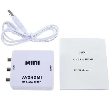 Mini AV to HDMI Video Converter Box AV2HDMI RCA CVBS to HDMI Adapter for HDTV TV DVDS GDeals
Mini AV to HDMI Video Converter Box AV2HDMI RCA CVBS to HDMI Adapter for HDTV TV DVDS GDeals
