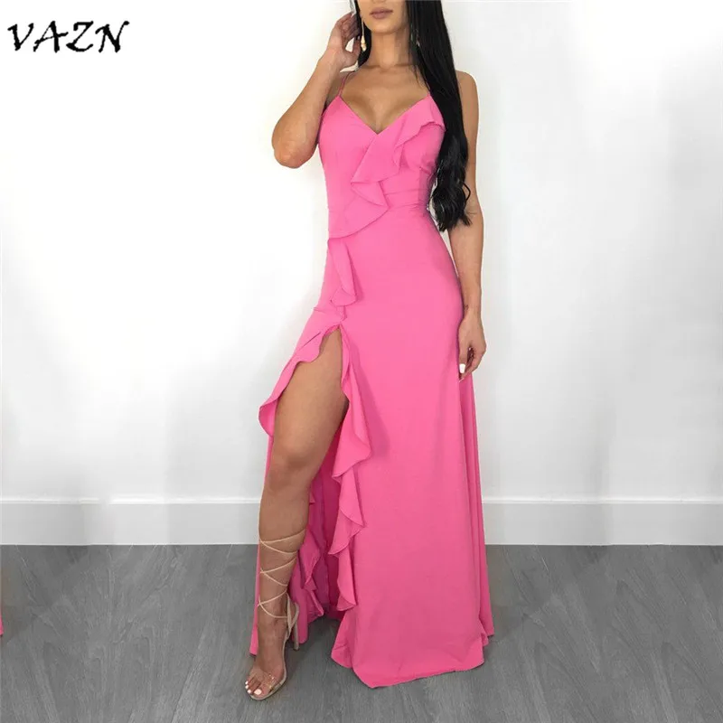 VAZN Special Design 2018 New Popular Sexy Style Women Dress Solid V-Neck Strapless Backless Bodycon Maxi Dress Vestido S3339
VAZN Special Design 2018 New Popular Sexy Style Women Dress Solid V-Neck Strapless Backless Bodycon Maxi Dress Vestido S3339