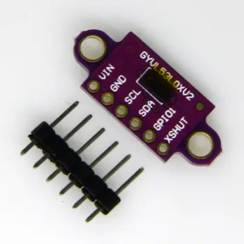 1 pcs VL53L0X Temps-de-Vol (ToF) Laser Allant Capteur Breakout 940nm GY-VL53L0XV2 Laser Distance Module I2C IIC
1 pcs VL53L0X Temps-de-Vol (ToF) Laser Allant Capteur Breakout 940nm GY-VL53L0XV2 Laser Distance Module I2C IIC