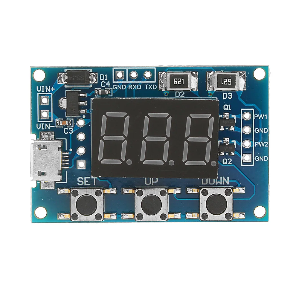 2 Channel Square Rectangular Wave Signal Generator Stepper Motor Driver PWM Pulse Frequency Duty Cycle Adjustable Module
2 Channel Square Rectangular Wave Signal Generator Stepper Motor Driver PWM Pulse Frequency Duty Cycle Adjustable Module