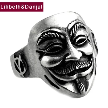2019 Street Culture Hippop Mask Adjustable Rings 100% S999 Sterling Silver jewelry Men accessories Ring wholesale lots bulk R01
2019 Street Culture Hippop Mask Adjustable Rings 100% S999 Sterling Silver jewelry Men accessories Ring wholesale lots bulk R01