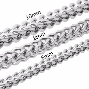 6/8/10mm Silver Color 316L Stainless Steel Figaro Link Chain Necklace Men/Women Fashion Necklace Jewelry Gifts 23.6"
6/8/10mm Silver Color 316L Stainless Steel Figaro Link Chain Necklace Men/Women Fashion Necklace Jewelry Gifts 23.6"