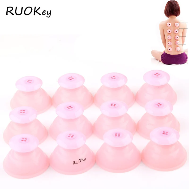 12pcs Pink Natural Health Care silicone Family Body Massage Helper Anti Cellulite Vacuum Cupping Cups
12pcs Pink Natural Health Care silicone Family Body Massage Helper Anti Cellulite Vacuum Cupping Cups