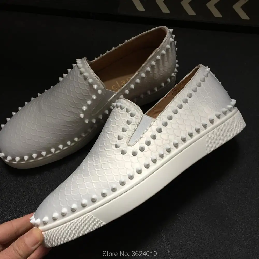 Low cut shoe cl andgz shoes White One circle Rivets Water wave High quality Red bottom Sneakers For Man Leather Loafers Footwear
Low cut shoe cl andgz shoes White One circle Rivets Water wave High quality Red bottom Sneakers For Man Leather Loafers Footwear