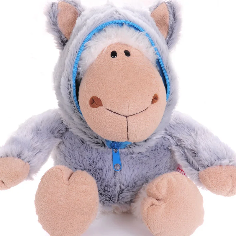 candice guo! New style nice plush toy Jolly Logan sheep zipper wolf head clothes soft stuffed doll birthday gift 35cm 1pc
candice guo! New style nice plush toy Jolly Logan sheep zipper wolf head clothes soft stuffed doll birthday gift 35cm 1pc