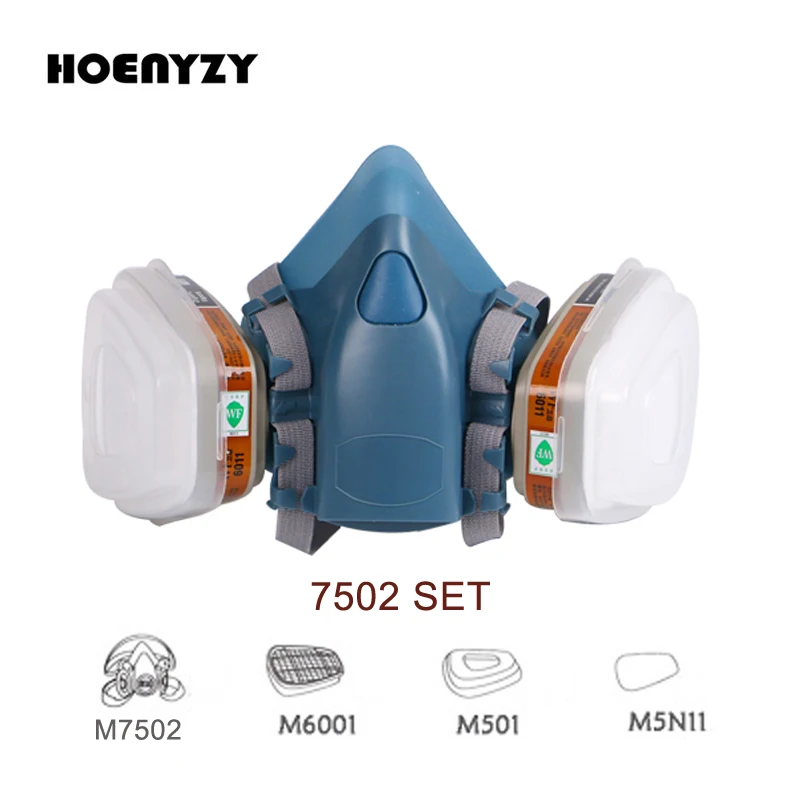 7 In 1/15 In 1/17 In 1 7502 Industrial Painting Spraying Respirator Gas Mask Suit Safety Work Filter Dust Face Mask Replace 3M
7 In 1/15 In 1/17 In 1 7502 Industrial Painting Spraying Respirator Gas Mask Suit Safety Work Filter Dust Face Mask Replace 3M