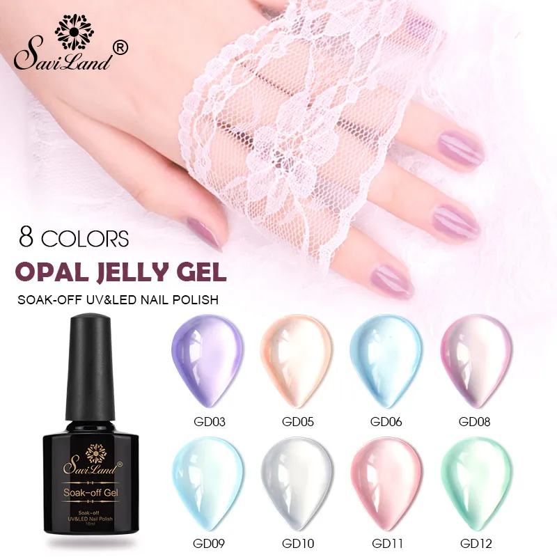 Saviland Jelly Gel Translucent Sugar Color Gel Nail Polish 10ml Glass Gel Varnish Gemstone UV Gel Lacquer Nair Art Beauty
Saviland Jelly Gel Translucent Sugar Color Gel Nail Polish 10ml Glass Gel Varnish Gemstone UV Gel Lacquer Nair Art Beauty