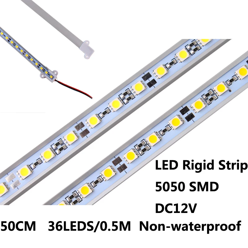 Hot SMD 5050 non-waterproof 36 LEDs 50cm white warm white DC 12V LED Showcase light bar,LED tube,hard light bar,Free 2pcs/lot
Hot SMD 5050 non-waterproof 36 LEDs 50cm white warm white DC 12V LED Showcase light bar,LED tube,hard light bar,Free 2pcs/lot
