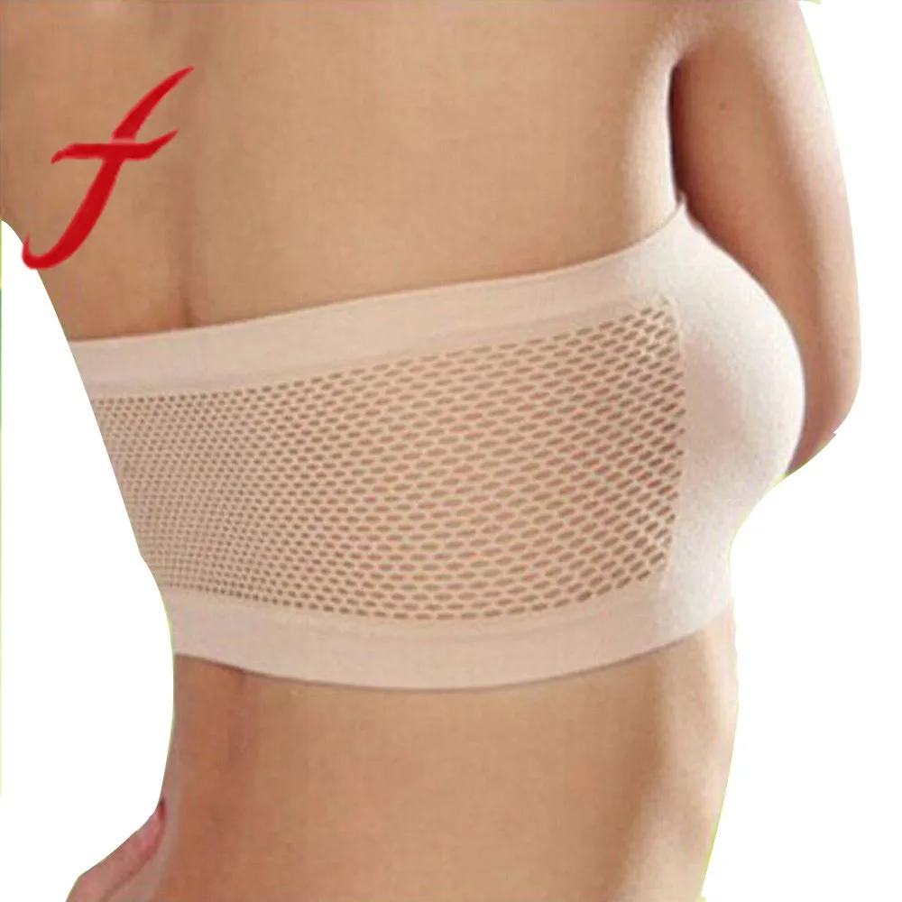 Feitong Lady's Sexy Strapless Crop Top Bra Bandeau Boob Tube Brassiere Summer Breathable Invisible Strapless Bra Tube Tops 2019
Feitong Lady's Sexy Strapless Crop Top Bra Bandeau Boob Tube Brassiere Summer Breathable Invisible Strapless Bra Tube Tops 2019