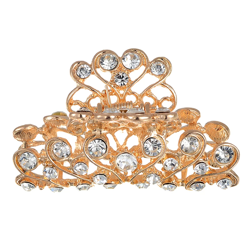 Gold Hair Accessories Rhinestone Claw Clip Crystal Hair Claw Clip for Women Jewelry
Gold Hair Accessories Rhinestone Claw Clip Crystal Hair Claw Clip for Women Jewelry