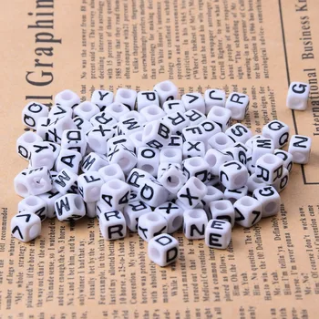 200PCs 7x7mm 4mm hole Mixed White Alphabet Beads Letter Cube Acrylic Beads For Jewelry Making DIY Scrapbooking Craft XP0485
200PCs 7x7mm 4mm hole Mixed White Alphabet Beads Letter Cube Acrylic Beads For Jewelry Making DIY Scrapbooking Craft XP0485