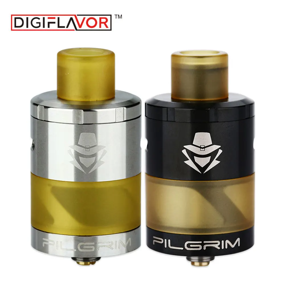Digiflavor Pilgrim GTA 4ml Genesis Tank Atomizer 25mm with Velocity Style Coil Build Deck for Box Mech Mod Electronic Cigarette
Digiflavor Pilgrim GTA 4ml Genesis Tank Atomizer 25mm with Velocity Style Coil Build Deck for Box Mech Mod Electronic Cigarette