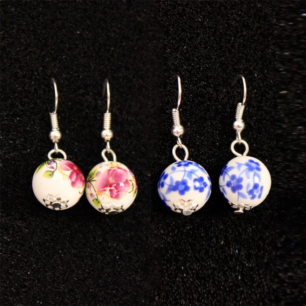 Fashion Personalized handmade porcelain ceramic drop earrings Ratro vintage dangle earrings jewelry for women
Fashion Personalized handmade porcelain ceramic drop earrings Ratro vintage dangle earrings jewelry for women
